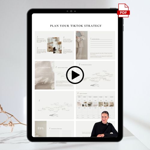TikTok Content Strategy Planner with an In-Depth Explanation Video